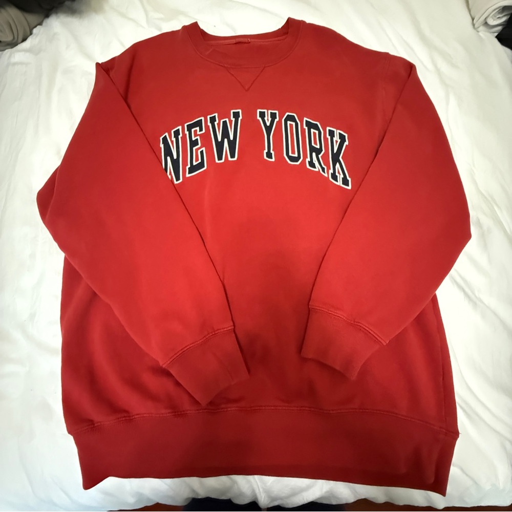 john galt oversized new york sweatshirt